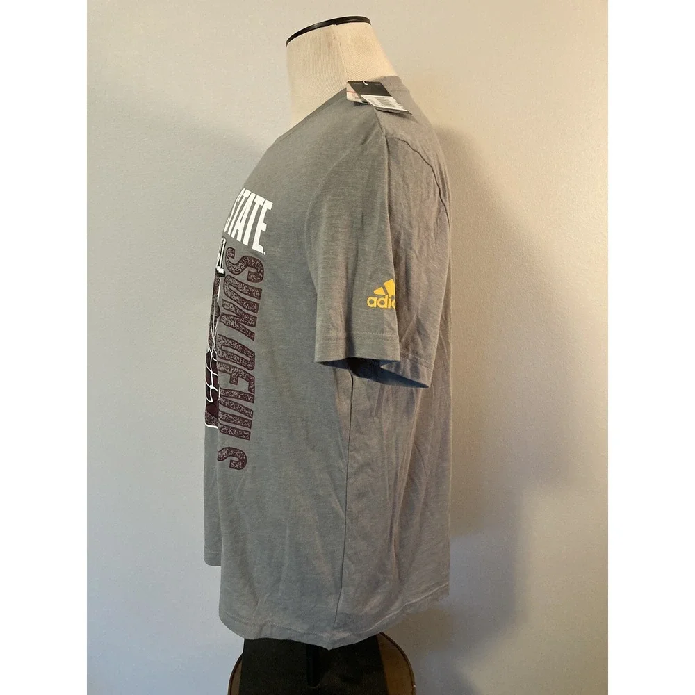 Arizona State‎ Sun Devils Short Sleeve T shirt Adidas Size L Gray